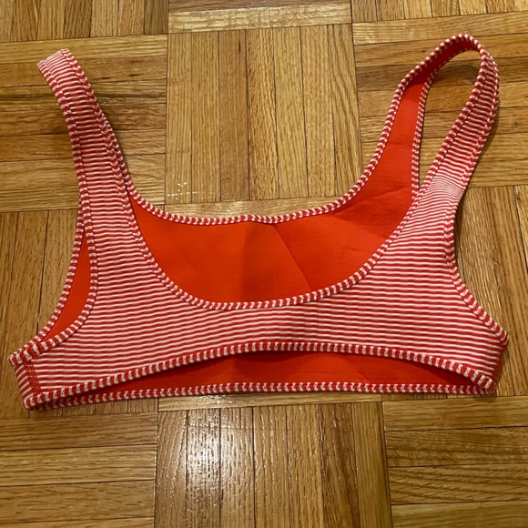 TRIANGL Valentine red & white striped bikini top - Picture 3 of 5